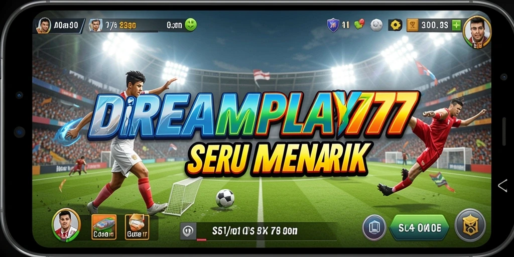 Tampilan gameplay seru di <strong>DREAMPLAY77</strong> dengan aksi olahraga yang mendebarkan.