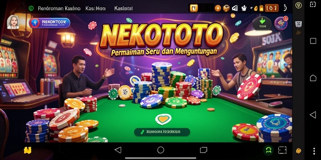 Tampilan gameplay mencolok dari NEKOTOTO di dunia Kasino.