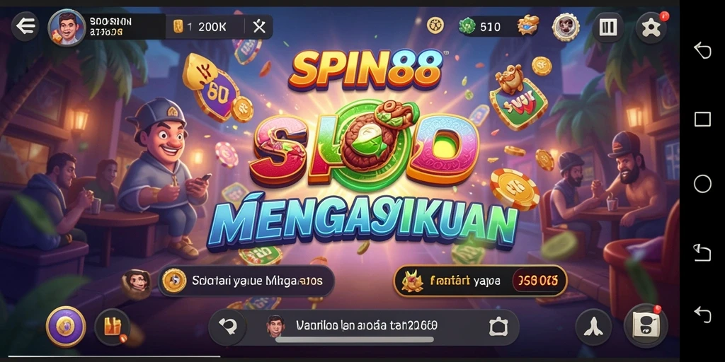 Screenshot gameplay SPIN88 yang menarik dan penuh warna.