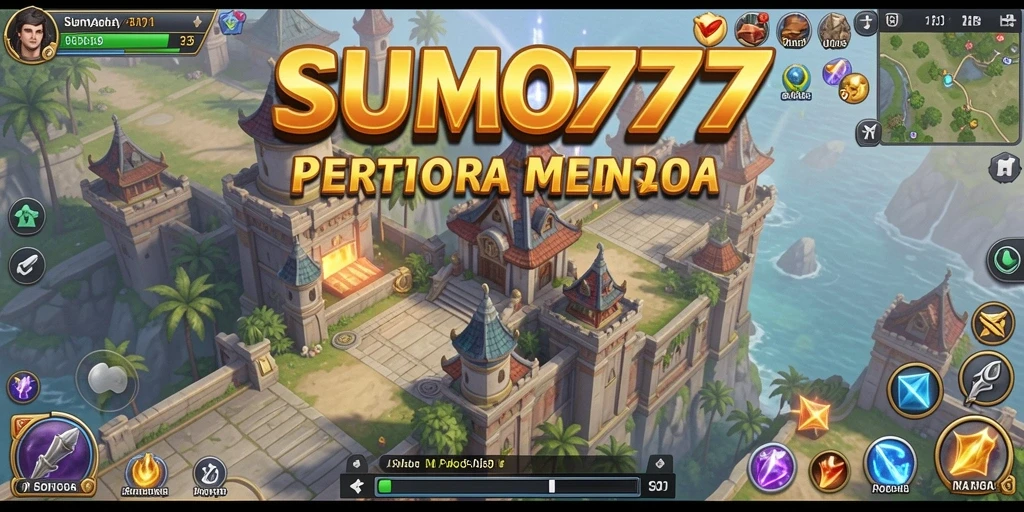 Tampilan aksi seru gameplay Tower Defense di SUMO777.
