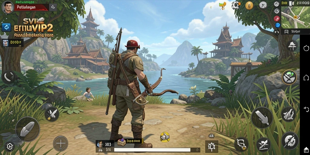 Tampilan gameplay SVIP2 dalam dunia terbuka yang luas dan menakjubkan.