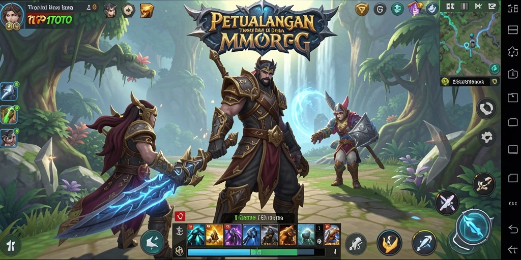 Tampilan gameplay epik dari TOP1TOTO dengan aksi pertarungan yang mendebarkan.