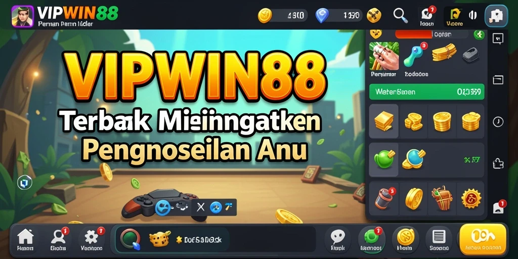 Screenshot gameplay <strong>VIPWIN88</strong> menampilkan kemudahan akumulasi sumber daya.